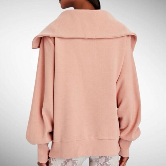 Varley Vine Half-Zip Pullover in Mahogany Rose Size XS - Picture 3 of 10